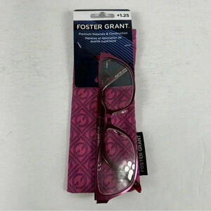 NEW Foster Grant  reading glasses +1.25